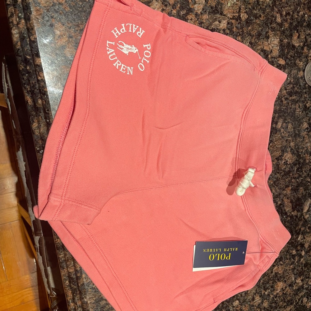 Ralph Lauren Pink Athletic Shorts Soft and Simple Design